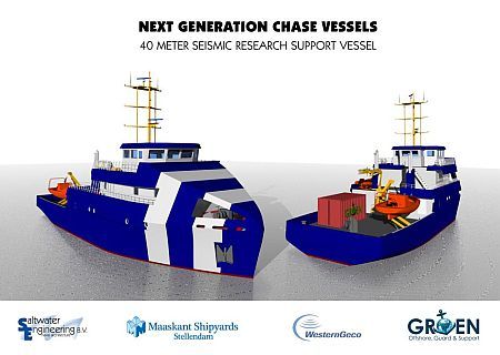 The Netherlands: Saltwater Engineering Designs New Chase Vessels for Rederij Groen