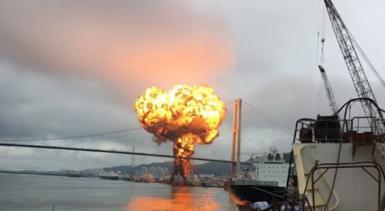 Two Ships Catch Fire, Killing Captain of One, Injuring Two Others in Korea