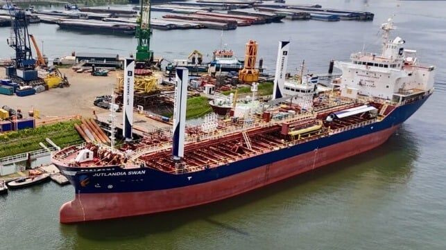 Uni-Tankers Hoists Sails for Danish Research on Wind Propulsion
