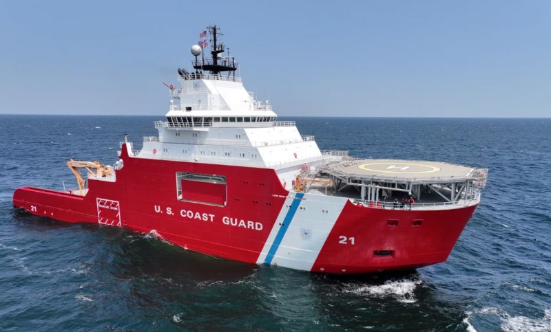 U.S. Coast Guard Re-Commissions Icebreaker Aiviq as USCGC Storis