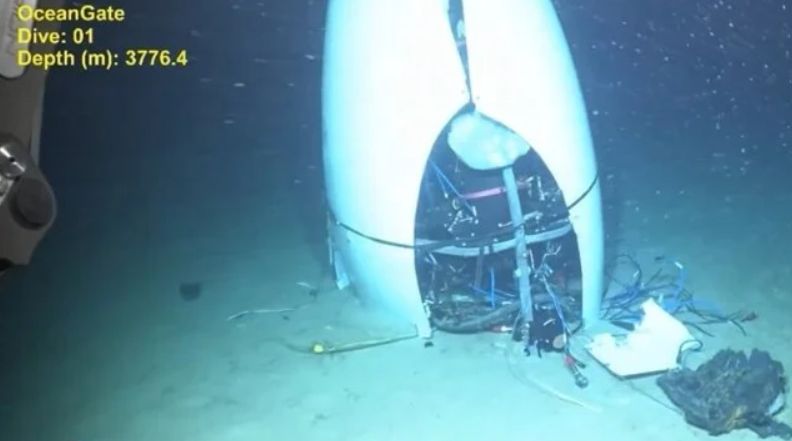 U.S. Coast Guard Releases First Video of Sub Titan's Wreckage