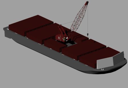 US Fab to Build Deck Barge for Harley Marine