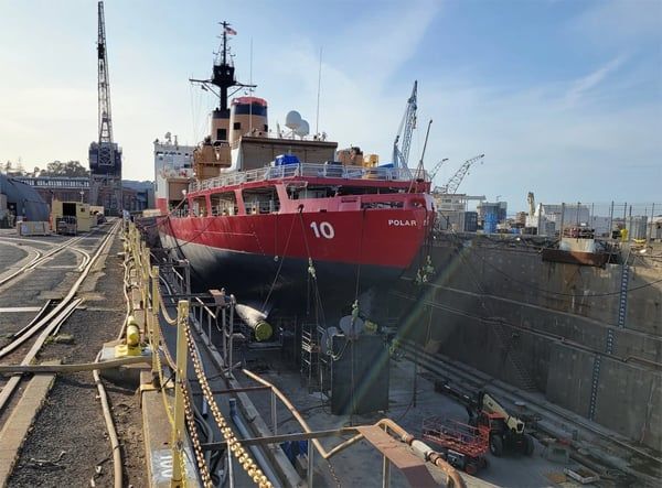 USCG Polar Star Finishes Maintenance and Returns to Seattle After 308 Days