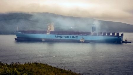 World’s Largest Ship Arrives in Sweden