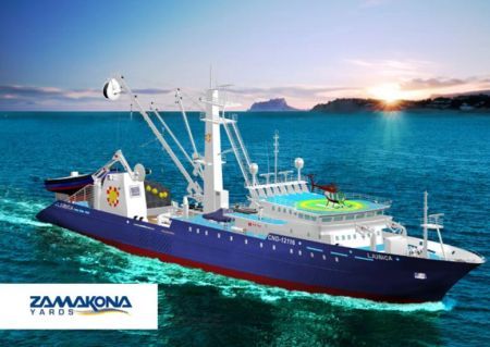 Zamakona Yards to Build Tuna Fishing and Freezing Vessel for Pesquera Miriam